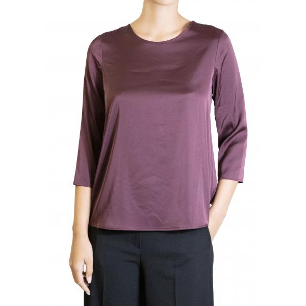 Top regular fit manica tre quarti collo giro Imperial